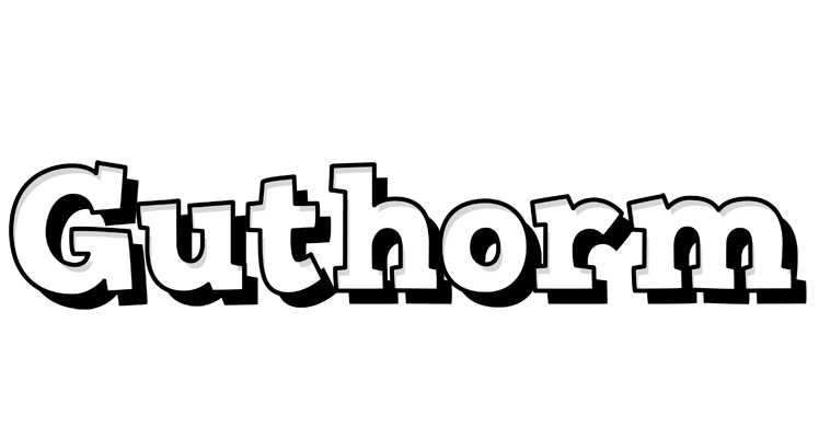 Guthorm snowing logo