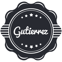 Gutierrez badge logo