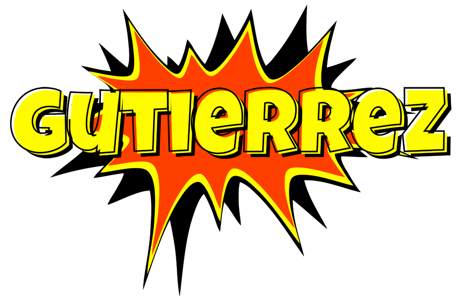 Gutierrez bazinga logo