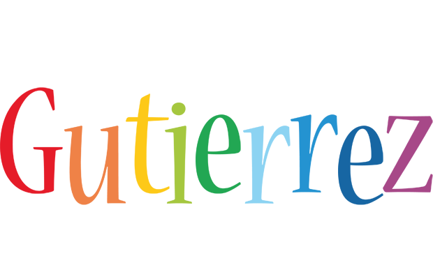 Gutierrez birthday logo