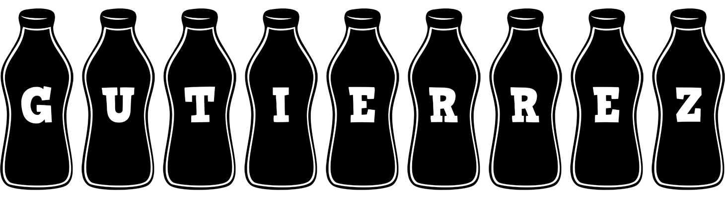 Gutierrez bottle logo