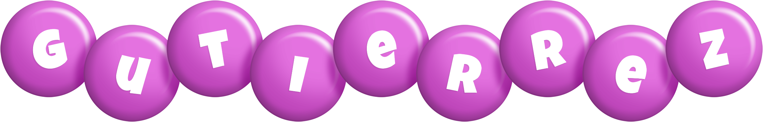 Gutierrez candy-purple logo