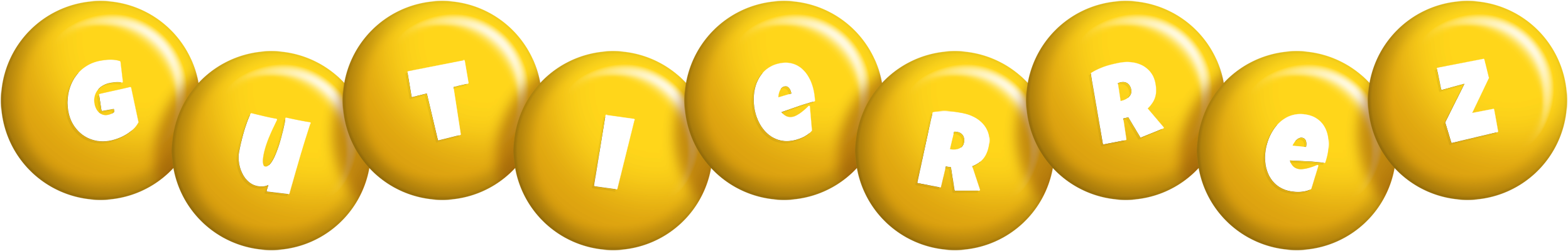 Gutierrez candy-yellow logo