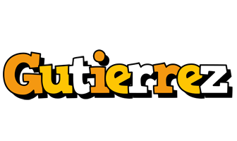 Gutierrez cartoon logo