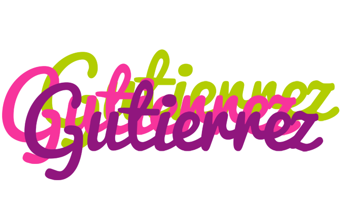 Gutierrez flowers logo