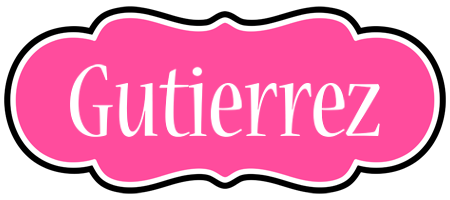 Gutierrez invitation logo