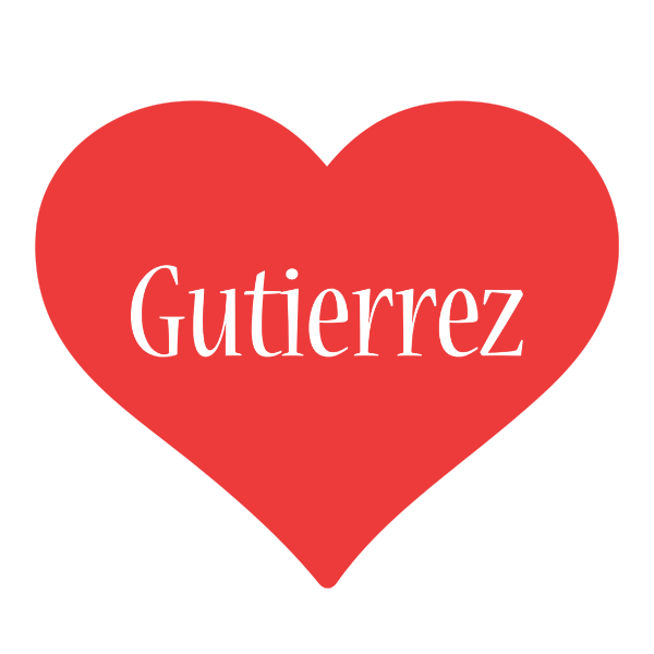 Gutierrez love logo