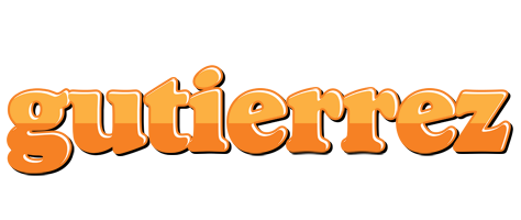 Gutierrez orange logo