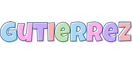 Gutierrez pastel logo