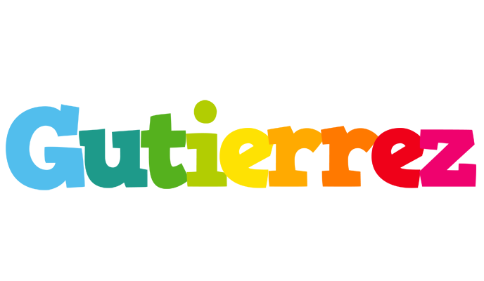 Gutierrez rainbows logo