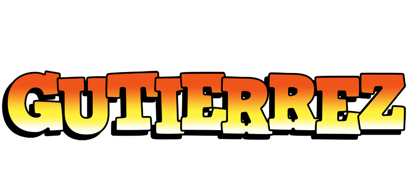Gutierrez sunset logo