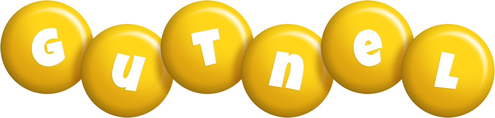 Gutnel candy-yellow logo
