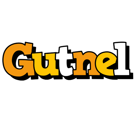 Gutnel cartoon logo