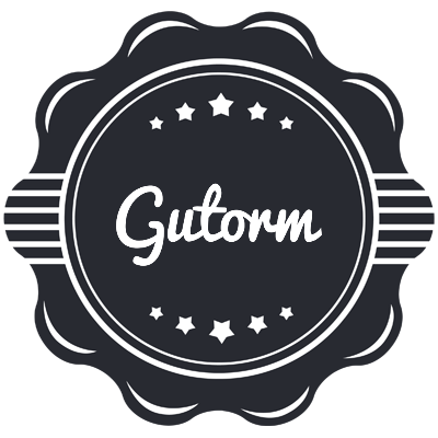Gutorm badge logo
