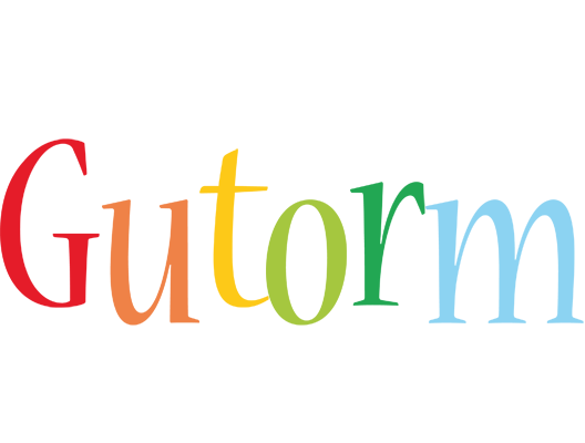 Gutorm birthday logo