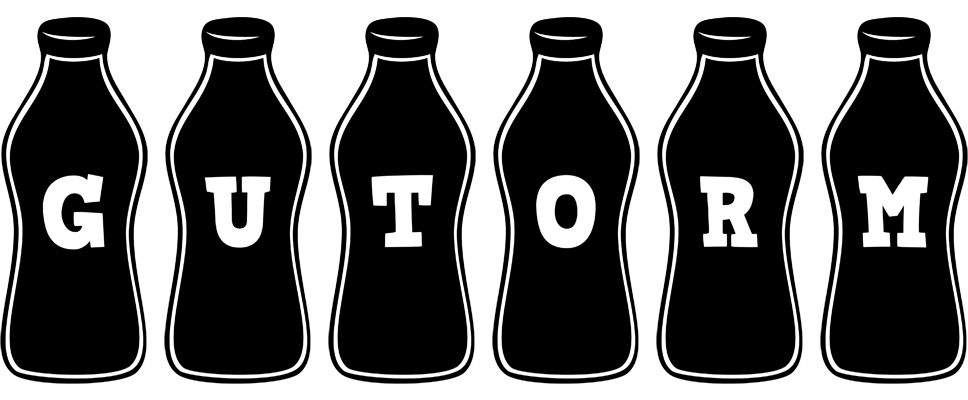 Gutorm bottle logo