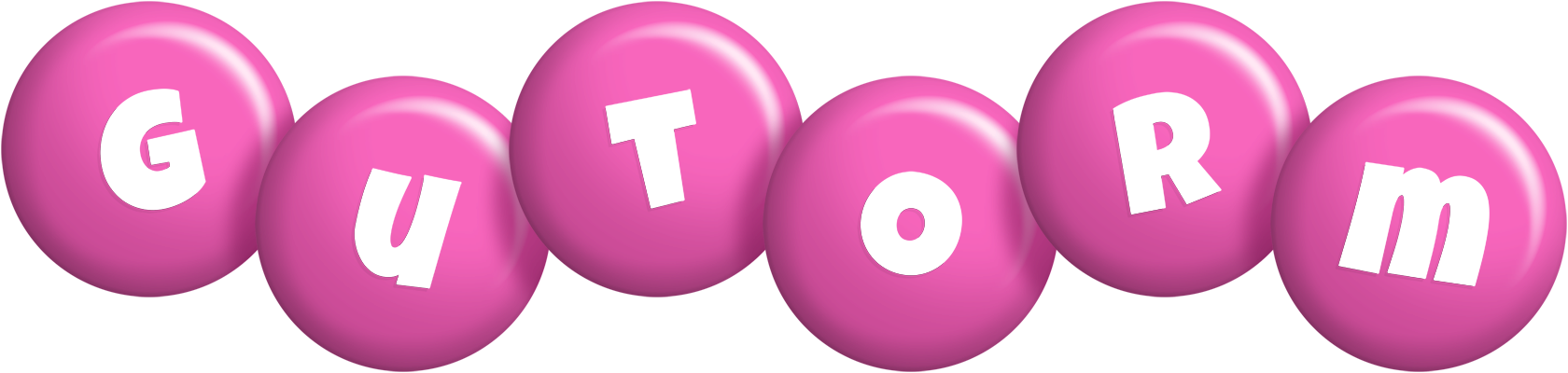 Gutorm candy-pink logo