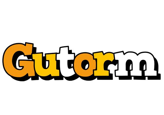 Gutorm cartoon logo