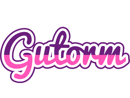 Gutorm cheerful logo