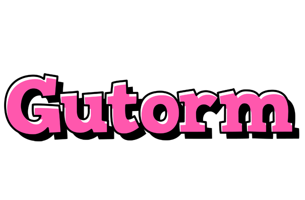 Gutorm girlish logo