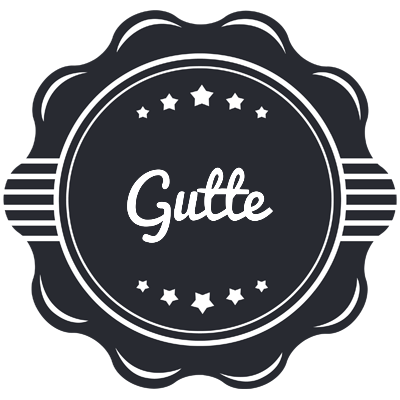 Gutte badge logo