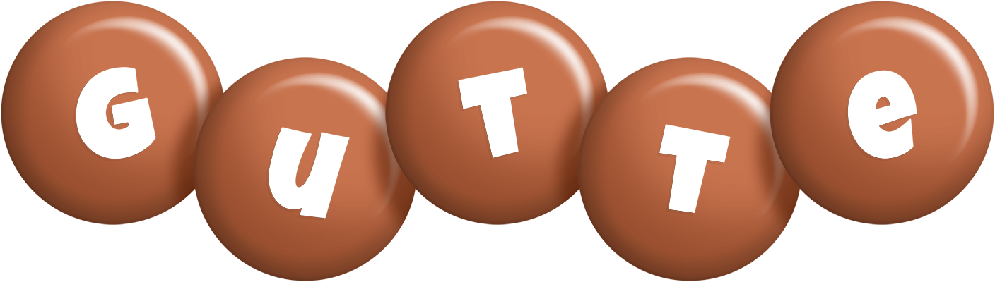 Gutte candy-brown logo