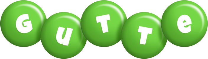 Gutte candy-green logo