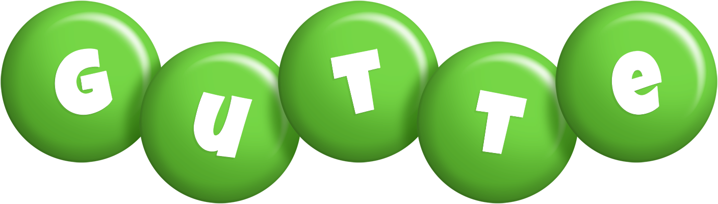 Gutte candy-green logo