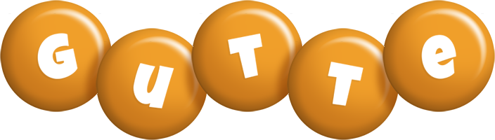 Gutte candy-orange logo
