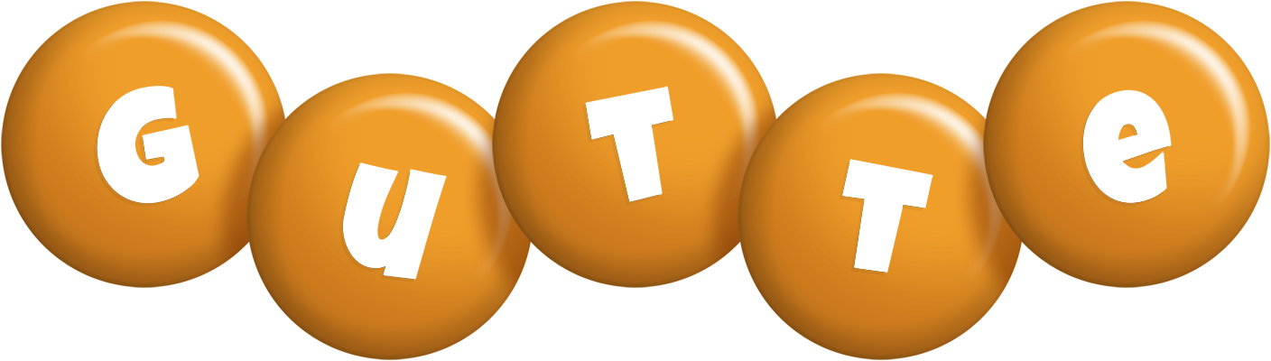 Gutte candy-orange logo