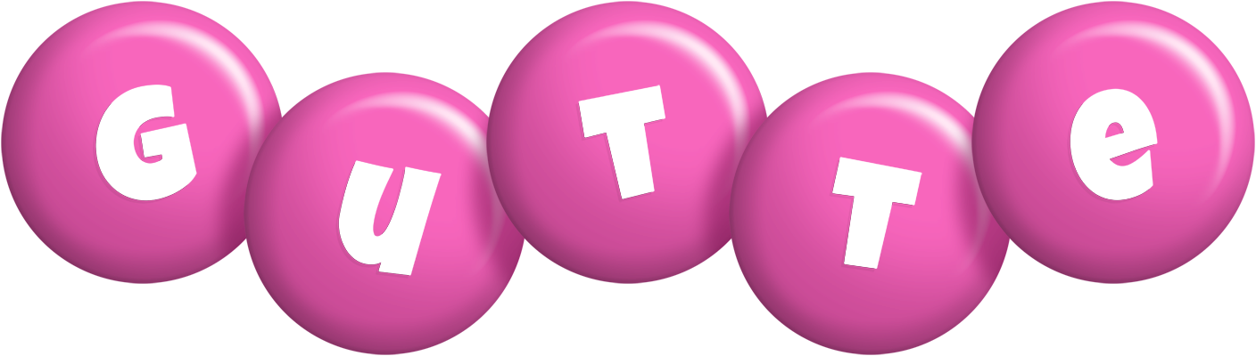 Gutte candy-pink logo