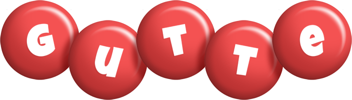 Gutte candy-red logo