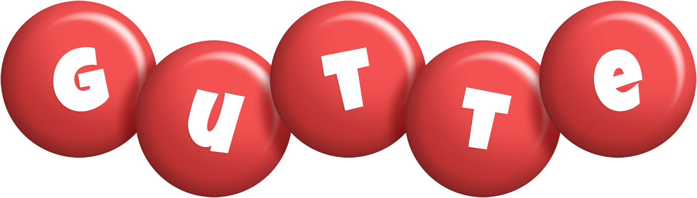 Gutte candy-red logo
