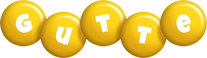 Gutte candy-yellow logo