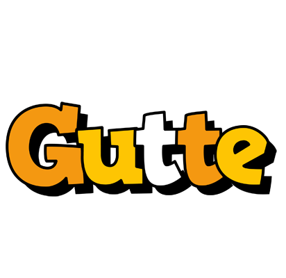 Gutte cartoon logo