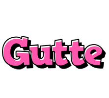 Gutte girlish logo