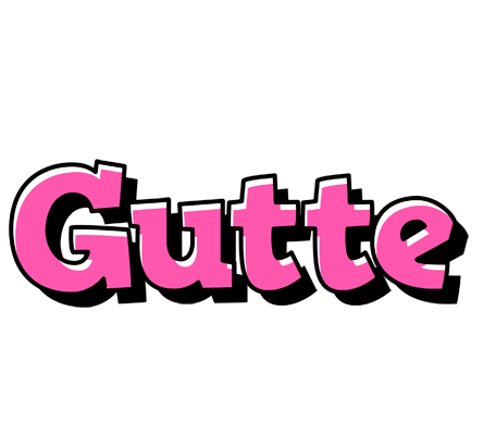 Gutte girlish logo