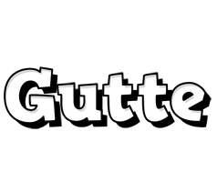 Gutte snowing logo
