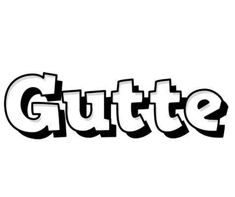 Gutte snowing logo