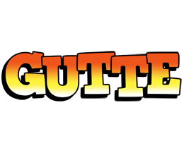 Gutte sunset logo