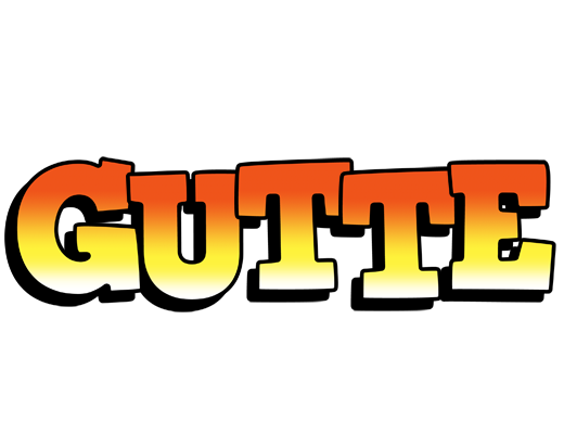 Gutte sunset logo