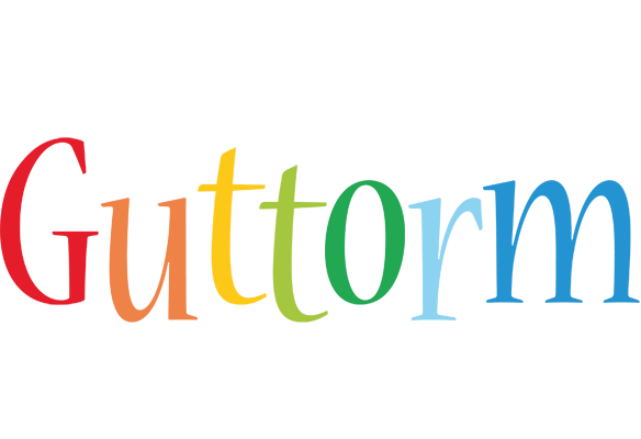 Guttorm birthday logo