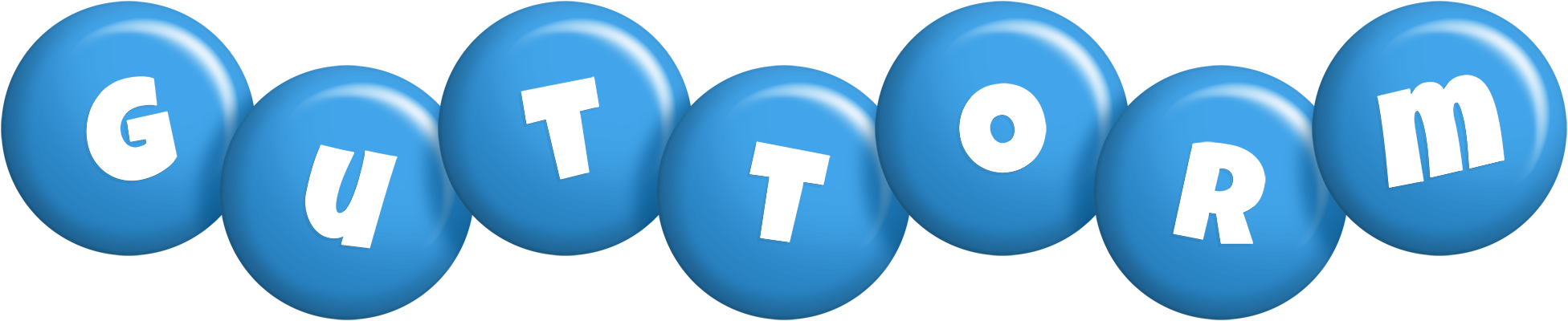 Guttorm candy-blue logo