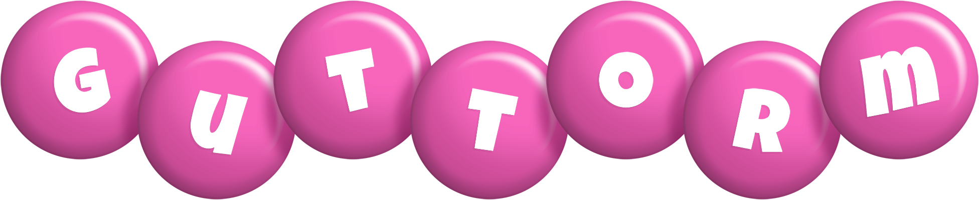 Guttorm candy-pink logo
