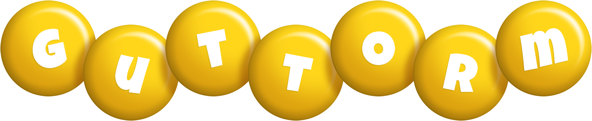 Guttorm candy-yellow logo