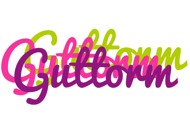 Guttorm flowers logo