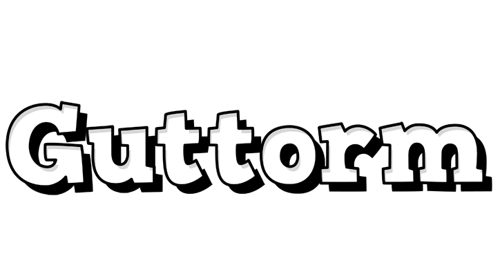 Guttorm snowing logo