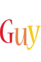 Guy birthday logo
