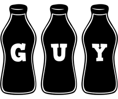 Guy bottle logo