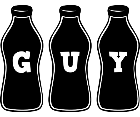 Guy bottle logo